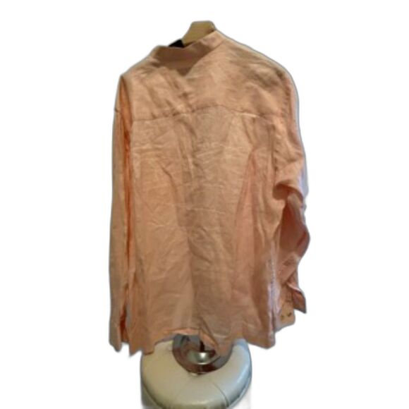 Paul Frederick Linen Shirt Bundle - Size L - Long and Short Sleeve Buttondown - Picture 3 of 9